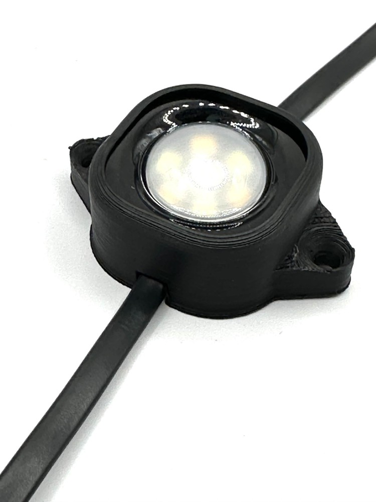 Mount for Outdoor Permanent Lights Bracket for Soffit, eave, Fascia, Clip, Co...