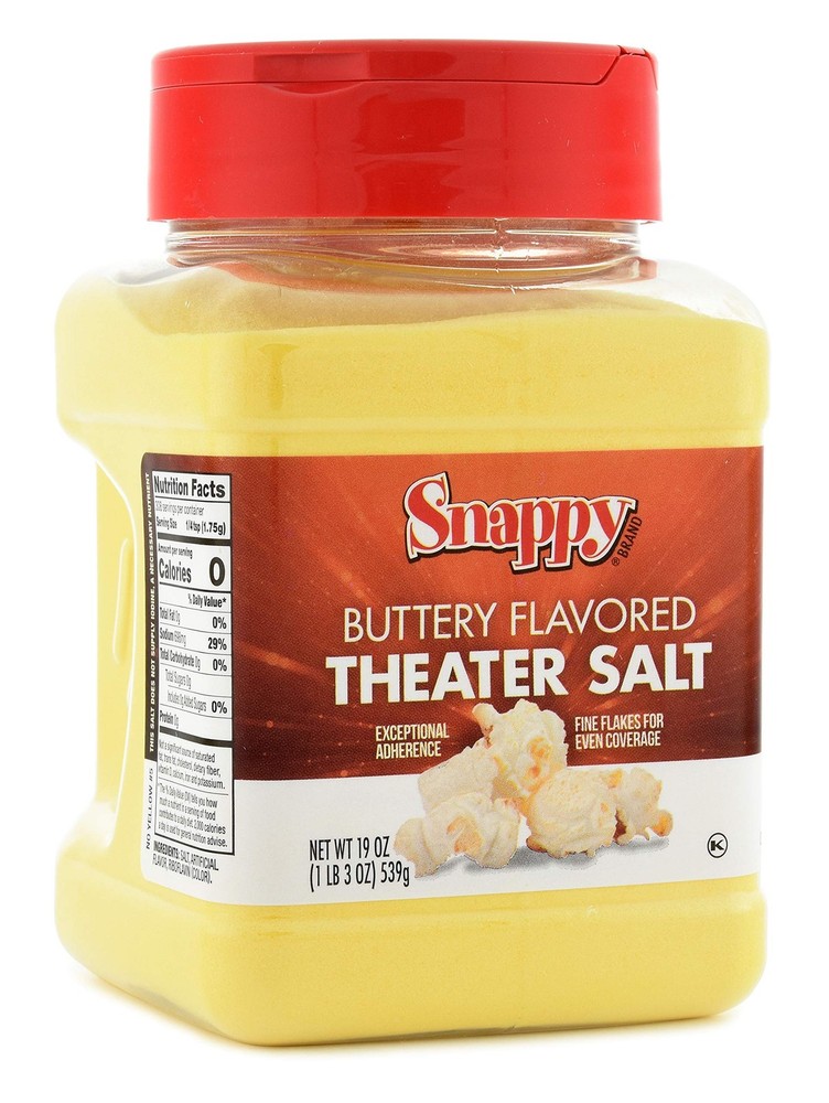 Buttery Flavored Popcorn Salt, 19 oz