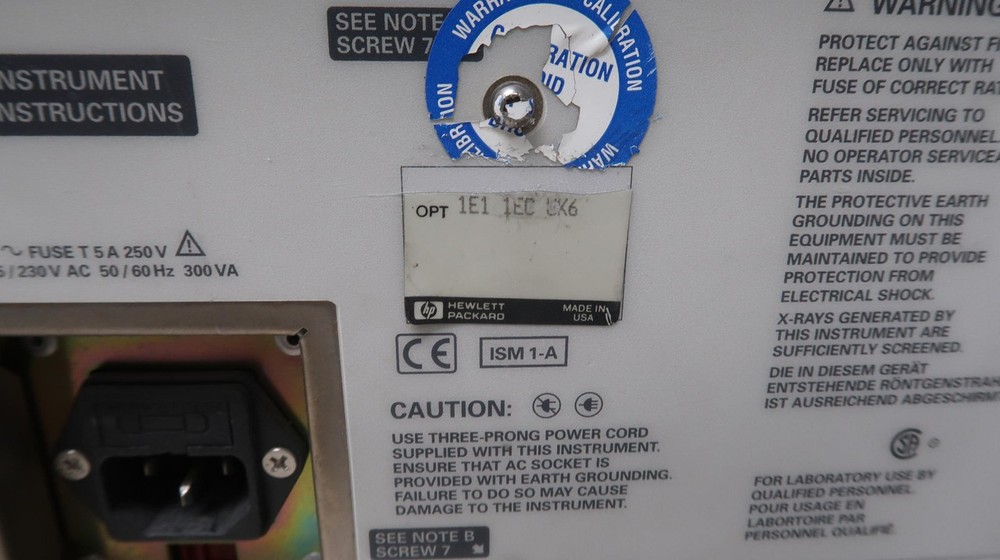 HP 8712ET RF NETWORK ANALYZER M0262