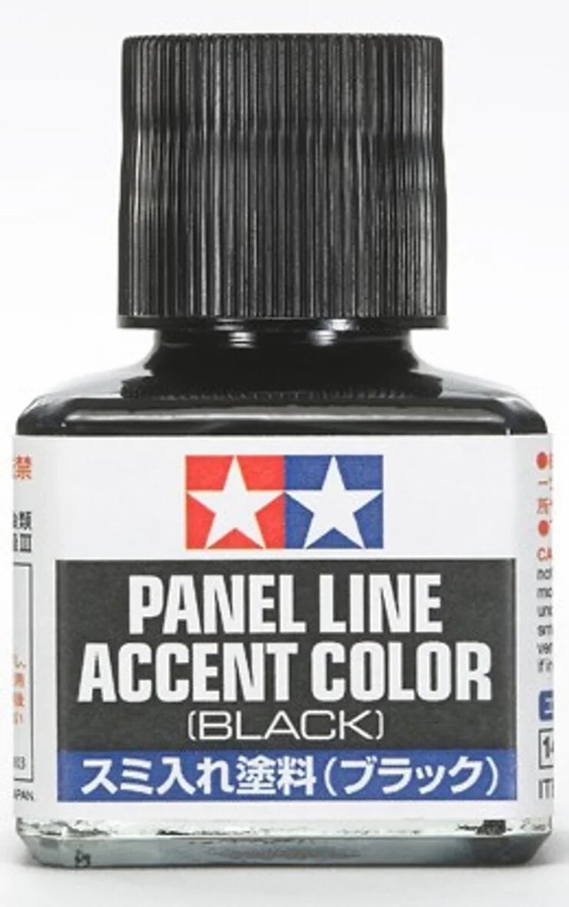 TAM87131 Tamiya Panel Line Accent Color Black-NEW