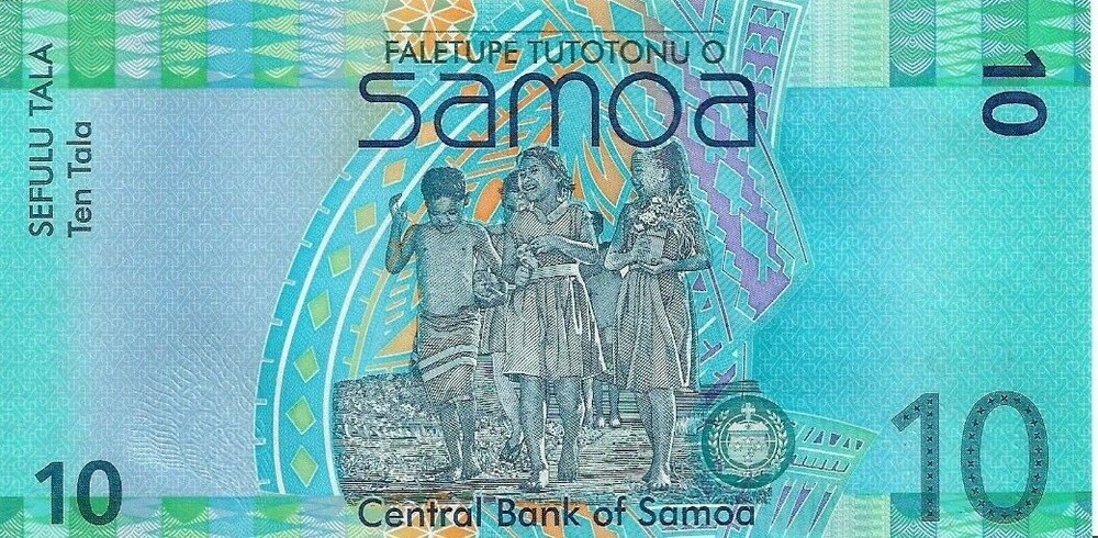 SAMOA 10 Tala 2008 ZZ00... Replacement Note P39r UNC
