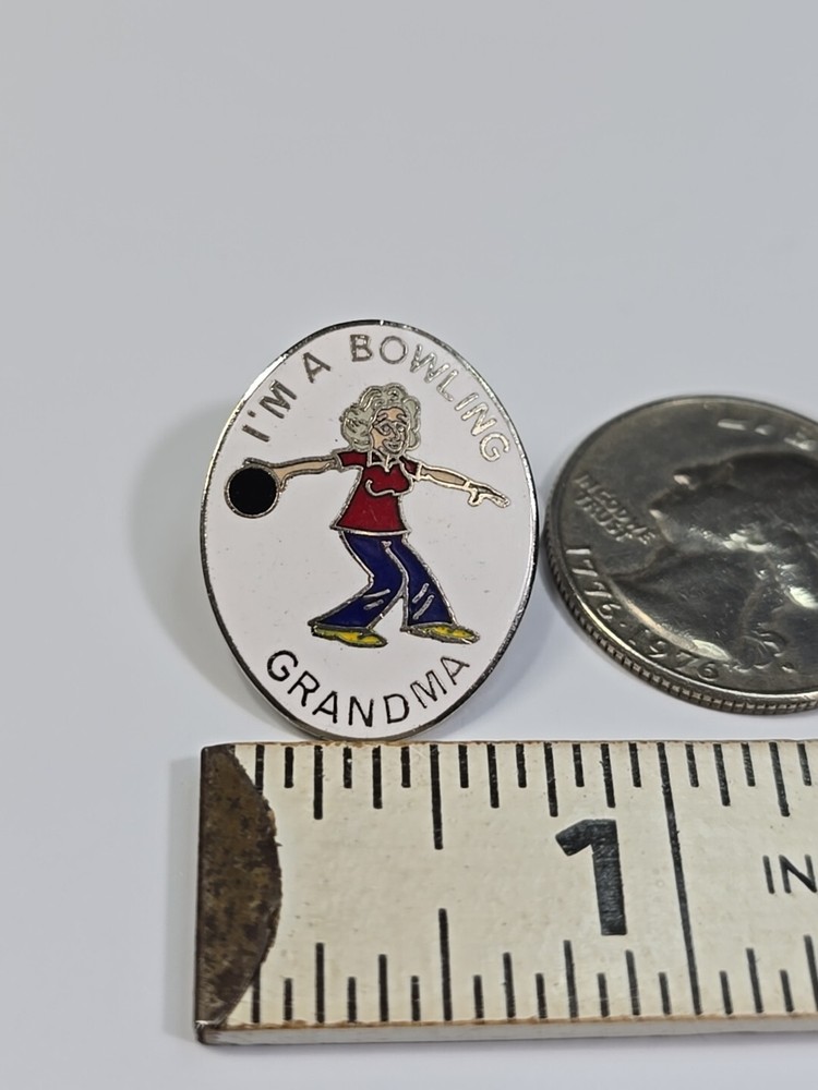 I'm A Bowling Grandma Lapel Pin