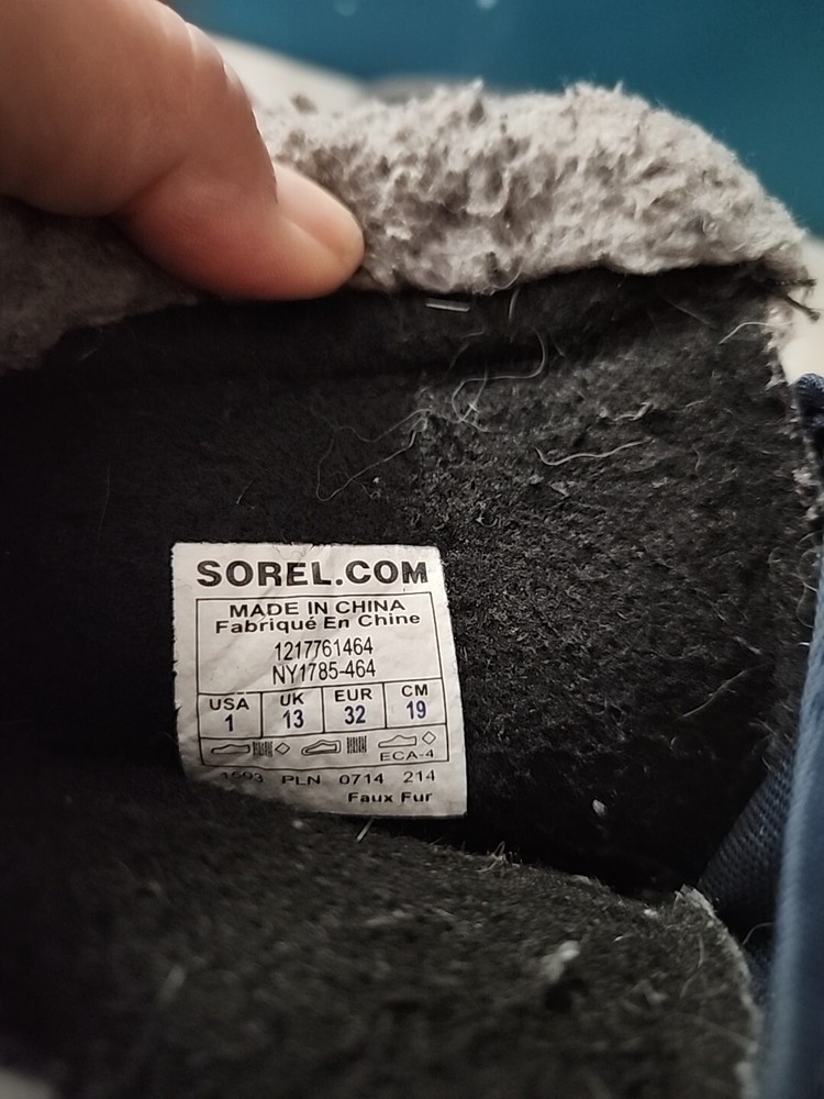 Boys Sorel Winter Boots Size 1