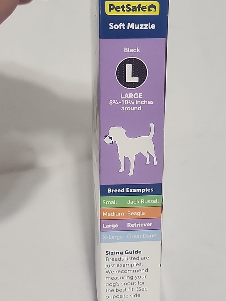 Petsafe Black Soft Muzzle Large