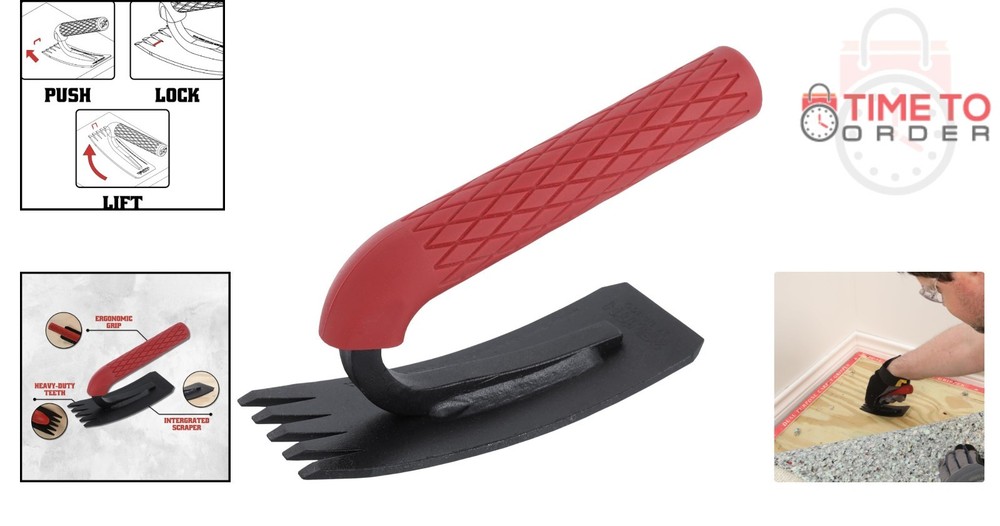 Carpet Staple Puller Hand Tool for Renovation & Flooring Removal Durable Steel