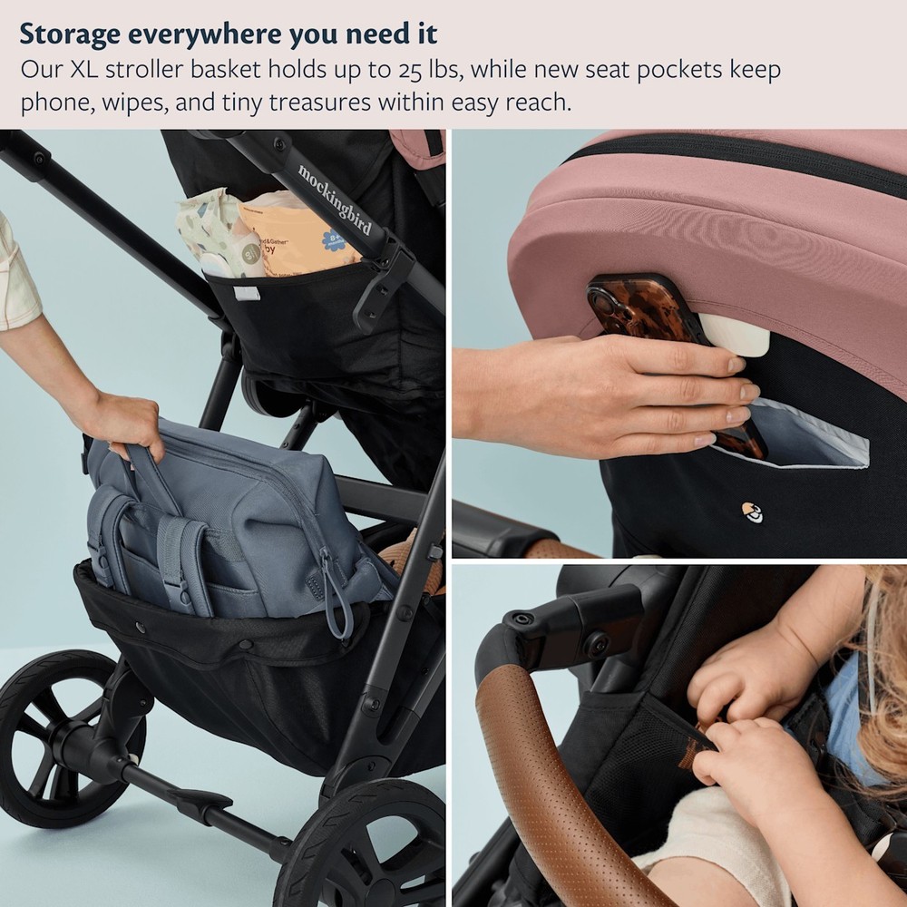 Mockingbird Single-to-Double Stroller 3.0 Retail $549