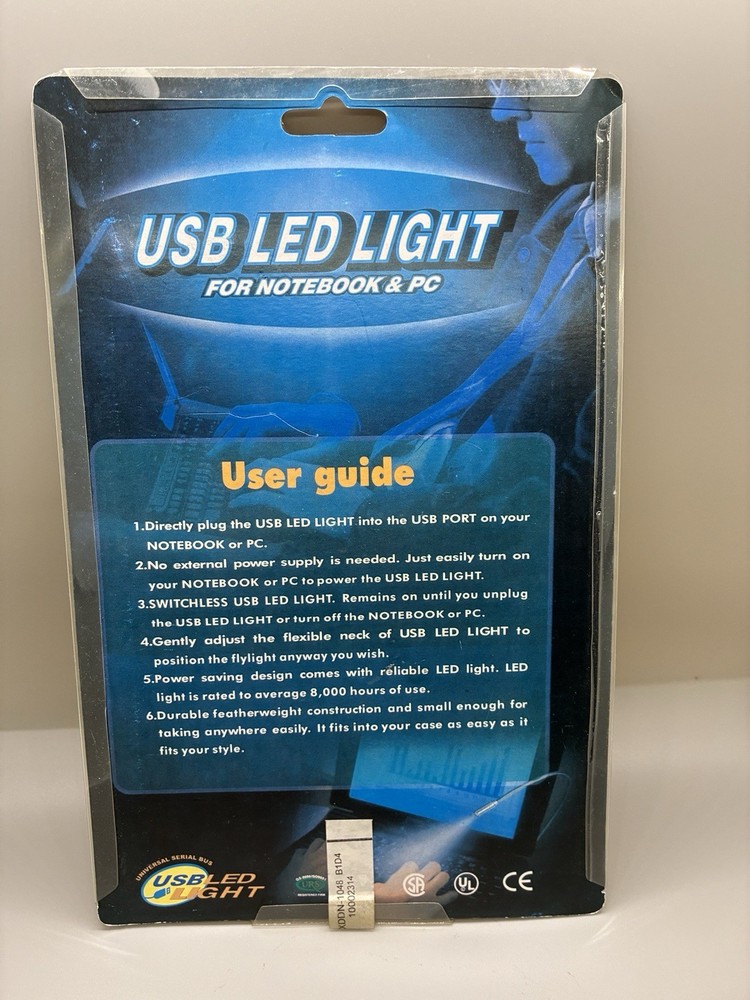 USB LED Flexible Light for Notebook and Computer. Perfect for travel.