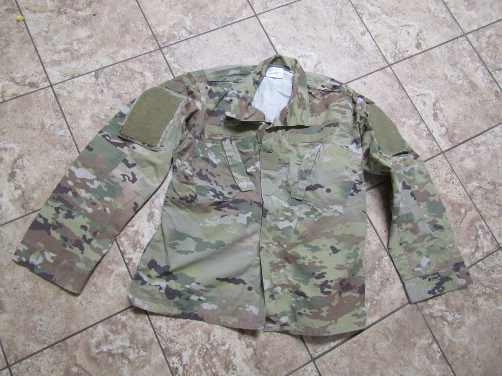 GENUINE MILITARY US ARMY OCP MULTICAM COAT JACKET MEDIUM REGULAR GENTLY USED