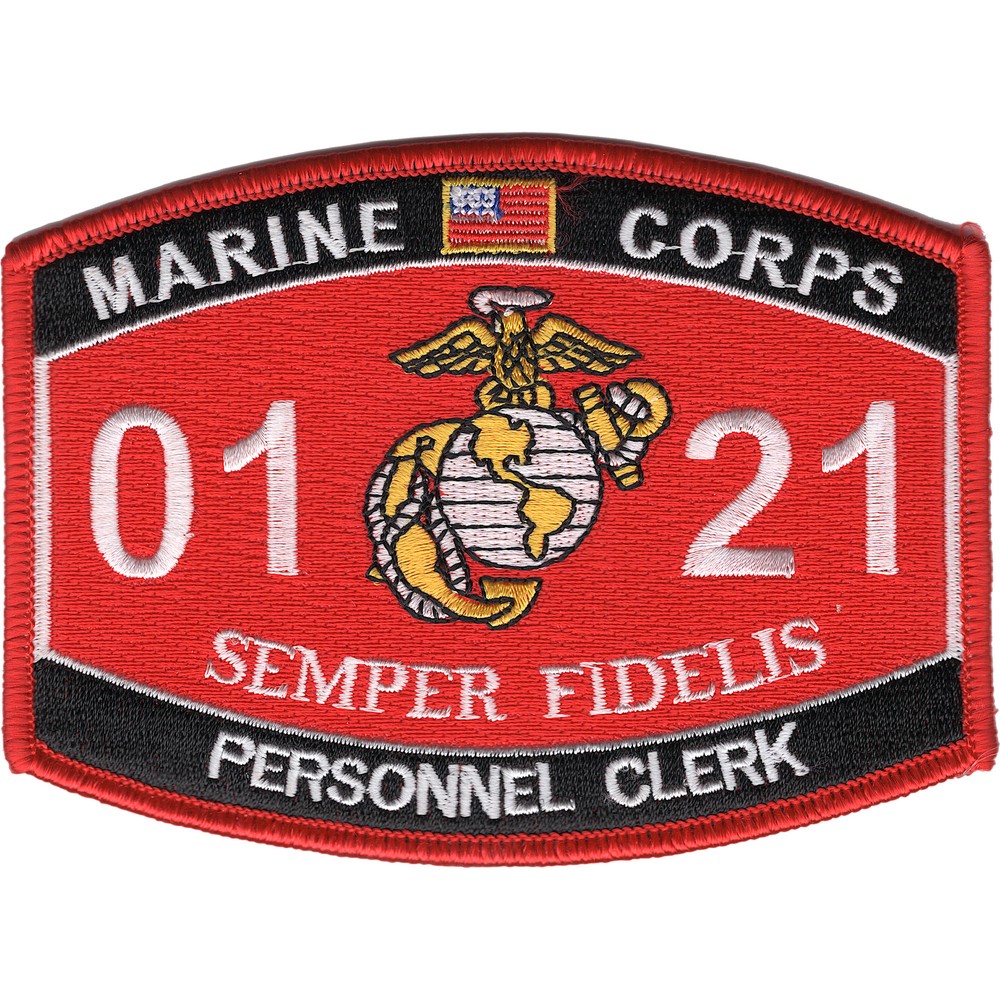 0121 Personnel Clerk MOS Patch