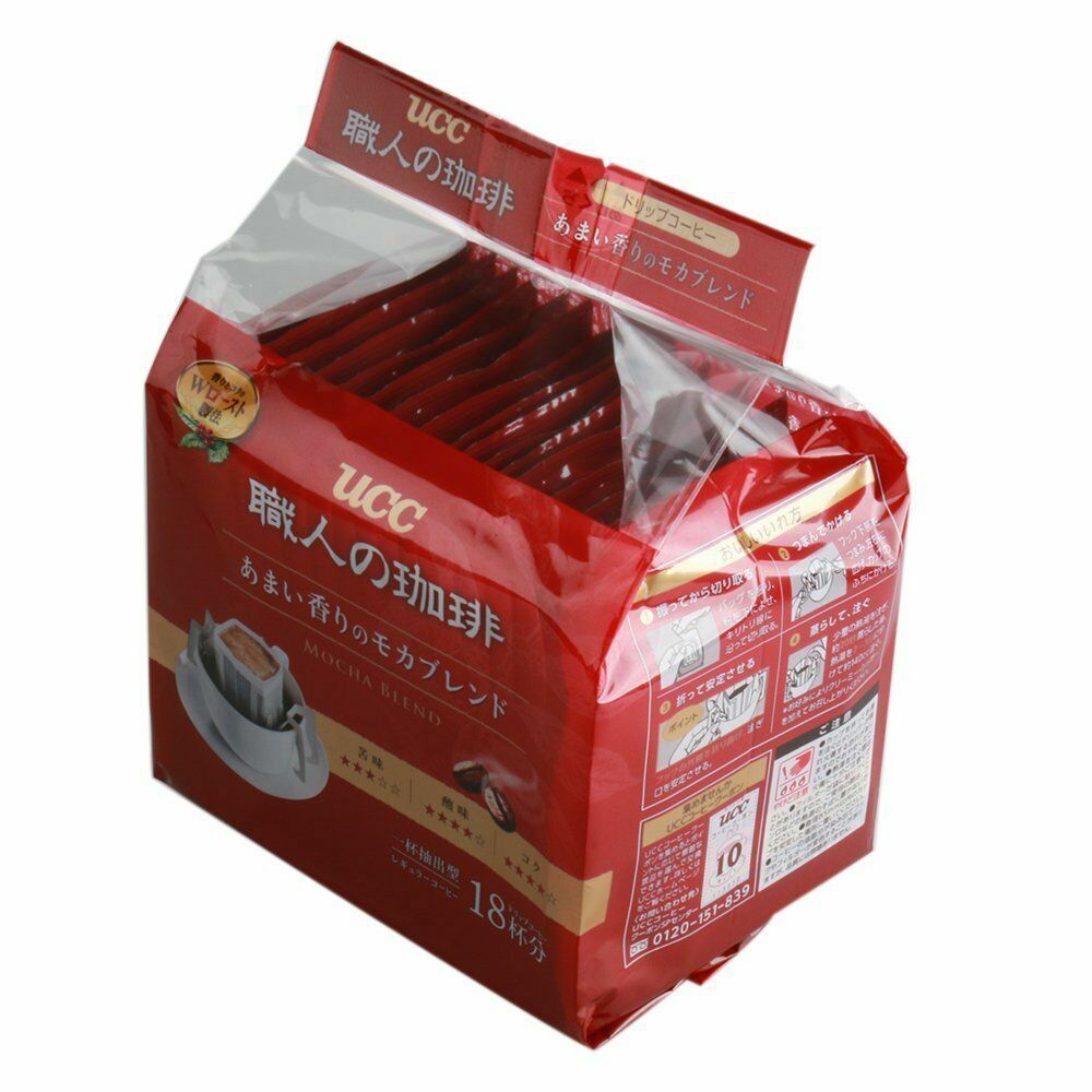 UCC Japan Instant Drip Coffee Mocha Blend 18 packs