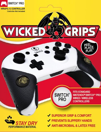 Switch Accessory: Wicked Grips Controller Grip [New ]