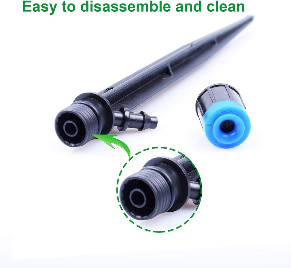 Fan Shape Drip Emitters (50PCS) - Customizable Watering for Gardens & Patios
