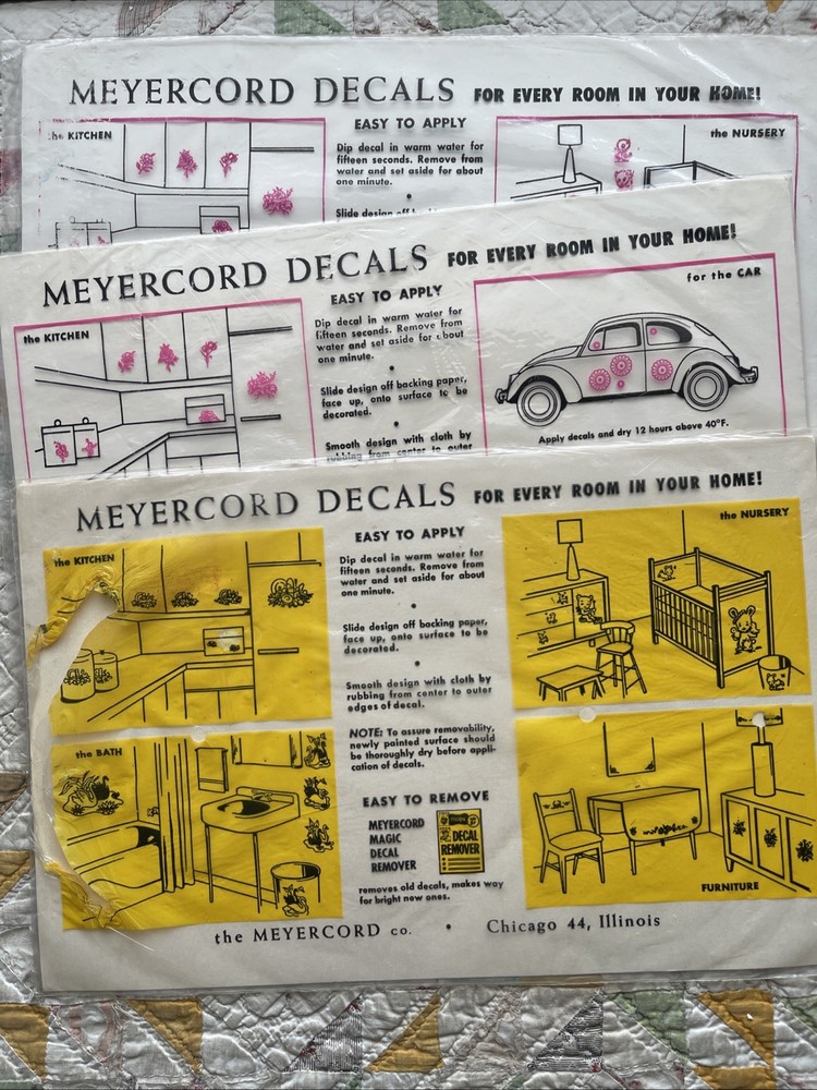 MEYERCORD DECALS EAGLES