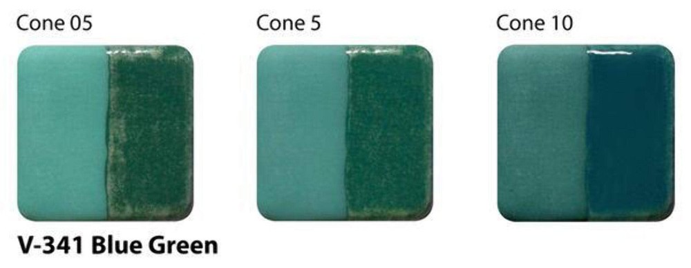 Velvet Underglaze 2 oz. Blue Green