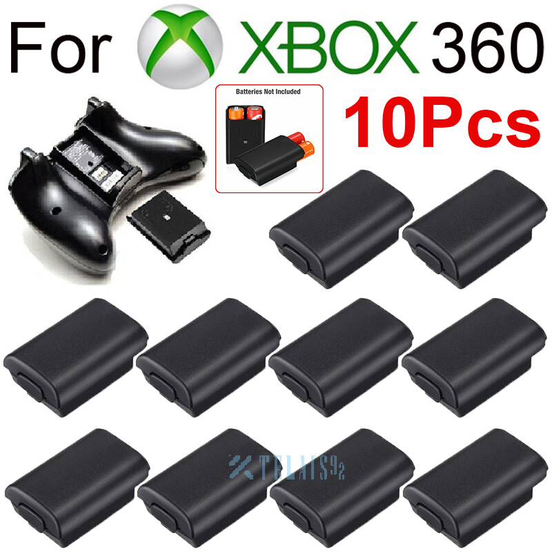 10 For Xbox 360 Wireless Controller AA Battery Pack Back Case Cover Holder Shell