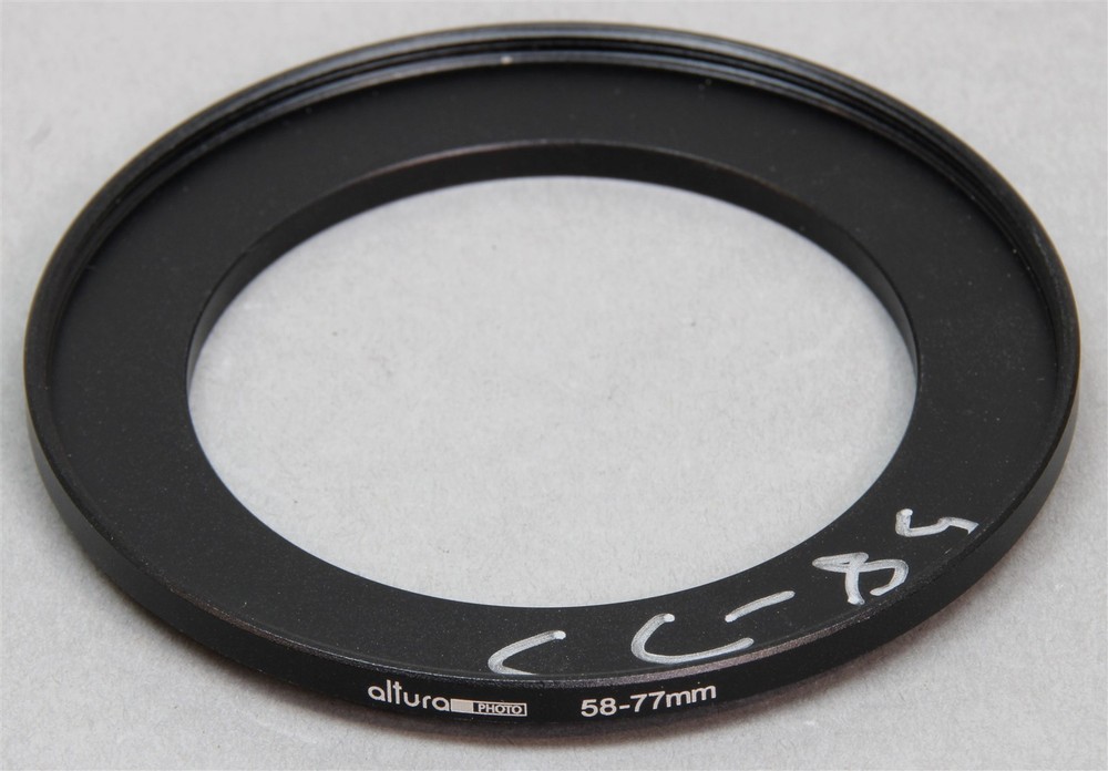 58-77mm 52mm Lens to 77mm Filter Thread Step-Up Adapter Ring