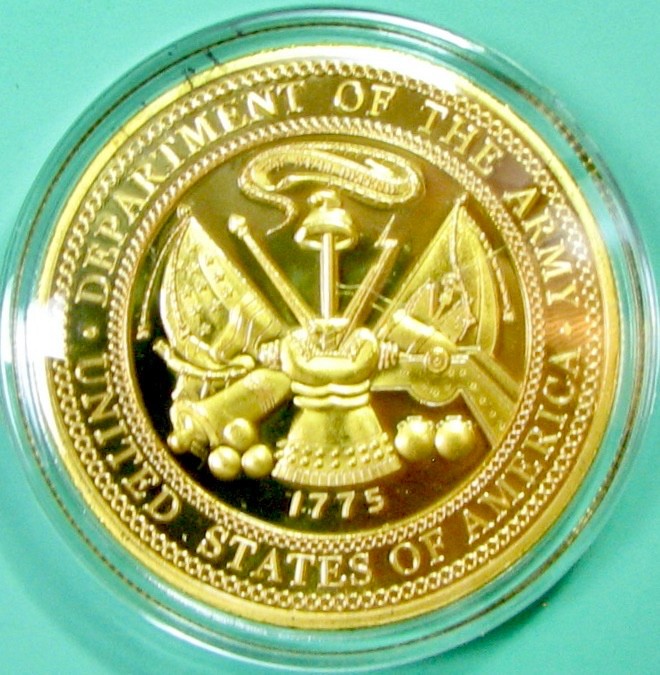 US Army Chaplain. Challenge, Souvenir. CT60c.