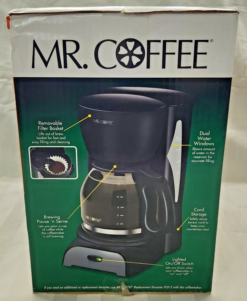 MR. COFFEE 12 Cup Switch Brew/Pause Coffeemaker DR13 2006 Sunbeam New Sealed Box