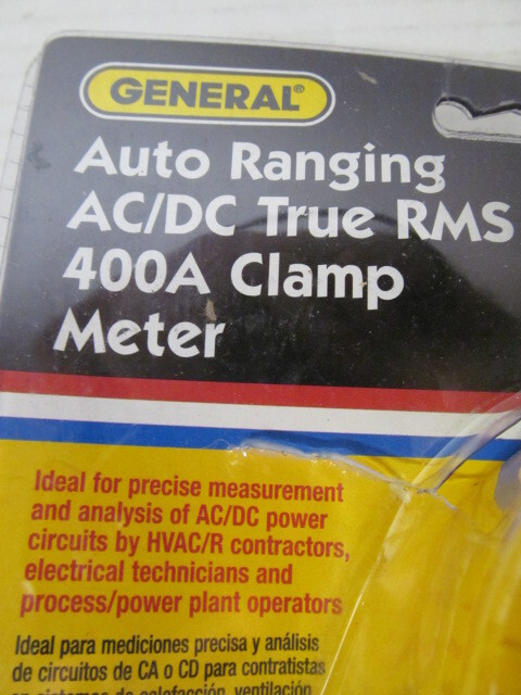 General Auto Ranging AC/DC True RMS 400A Clamp Meter DAMP68