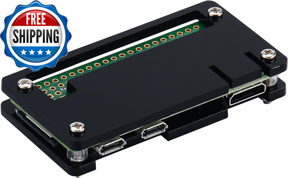 Raspberry Pi Zero 2 Case Raspberry Pi Zero Case Kit with Pi Zero Heatsink...
