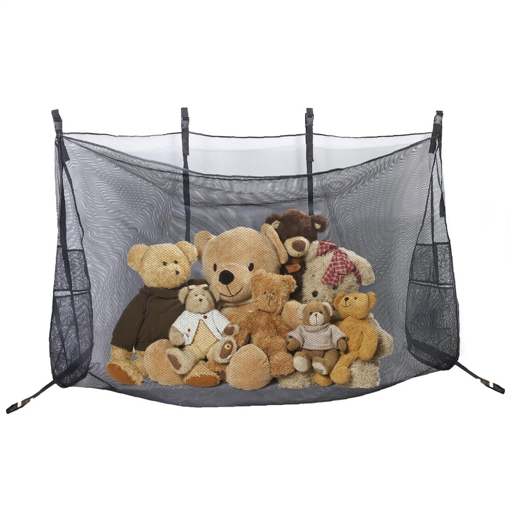 Heavy Duty Pool Float Toys Organizer Storage Bag,Adjustable Mesh Net