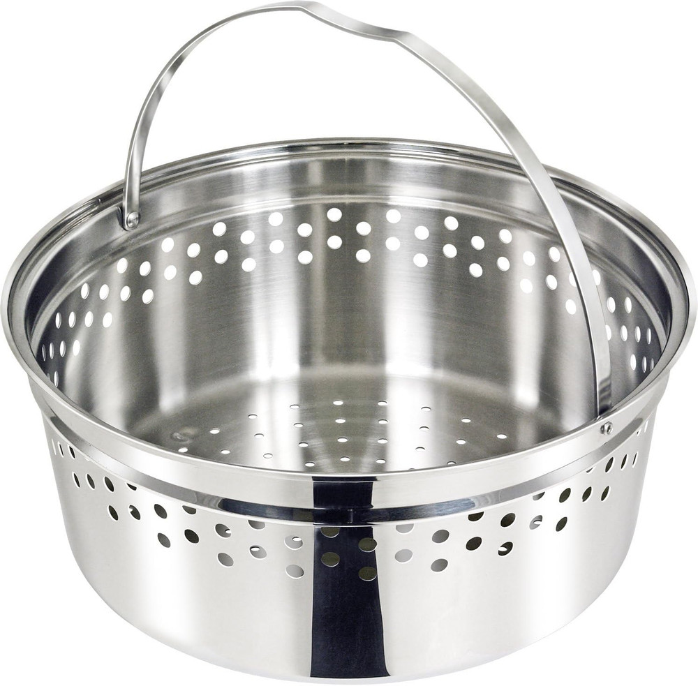 A10-367 Nesting Colander, Steamer & Cooker Insert | 100% 18-8 Stainless Steel |