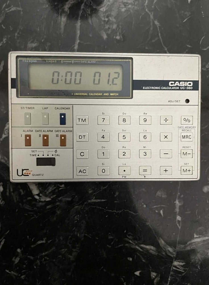 CASIO UC-360 MUSIC Calculator Used Working