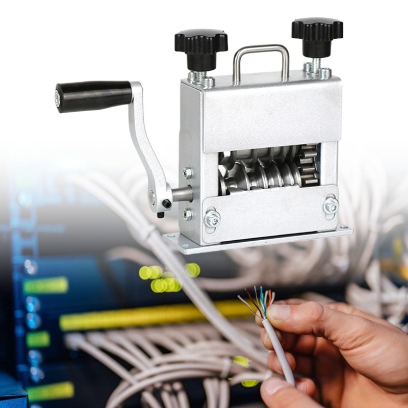 Manual Wire Stripper Machine Hand Crank Drill Power Cable Wire Stripper