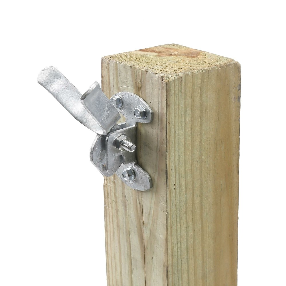 Gate Fork Latch - 1 3/8" Wall Mount - Chain Link Fence. Gate Hardware