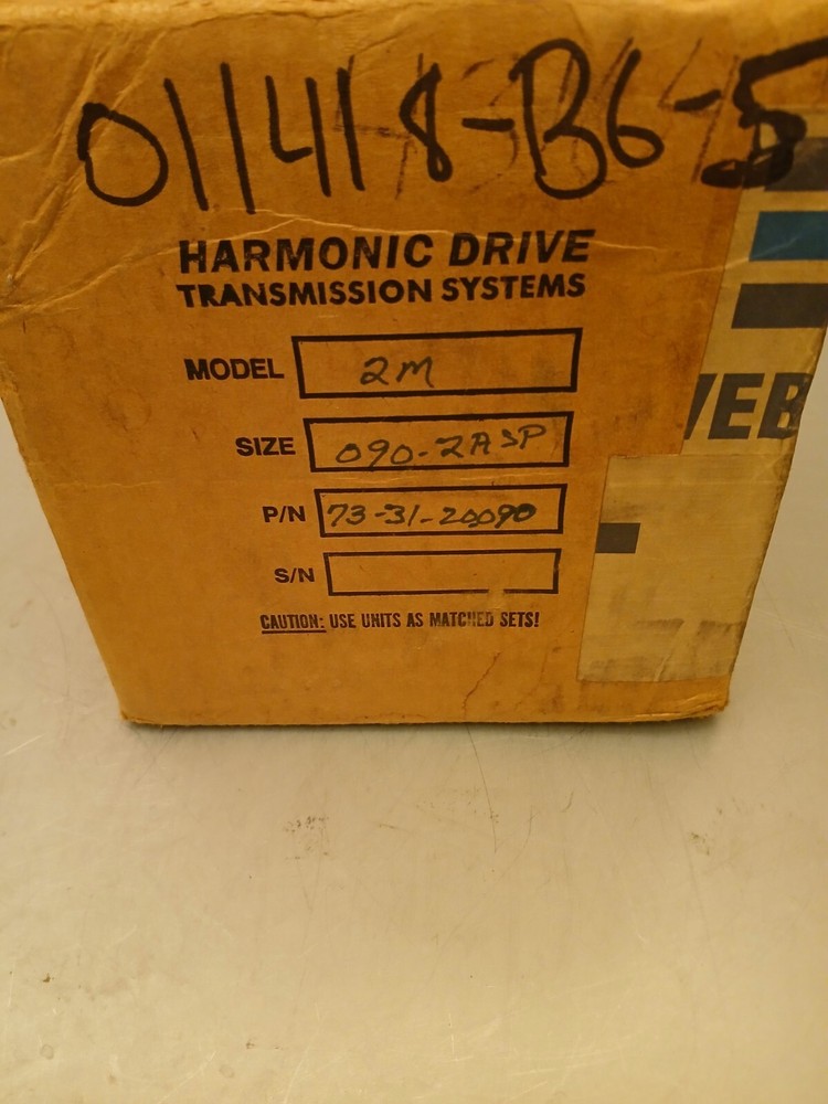New Harmonic Drive Model 2M 73-31-20-090, 090-2ASP