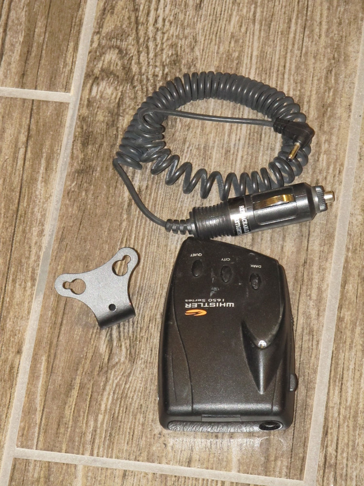 WHISTSLER RADAR DETECTOR 1650 SERIES, POWER  CORD, BRACKET