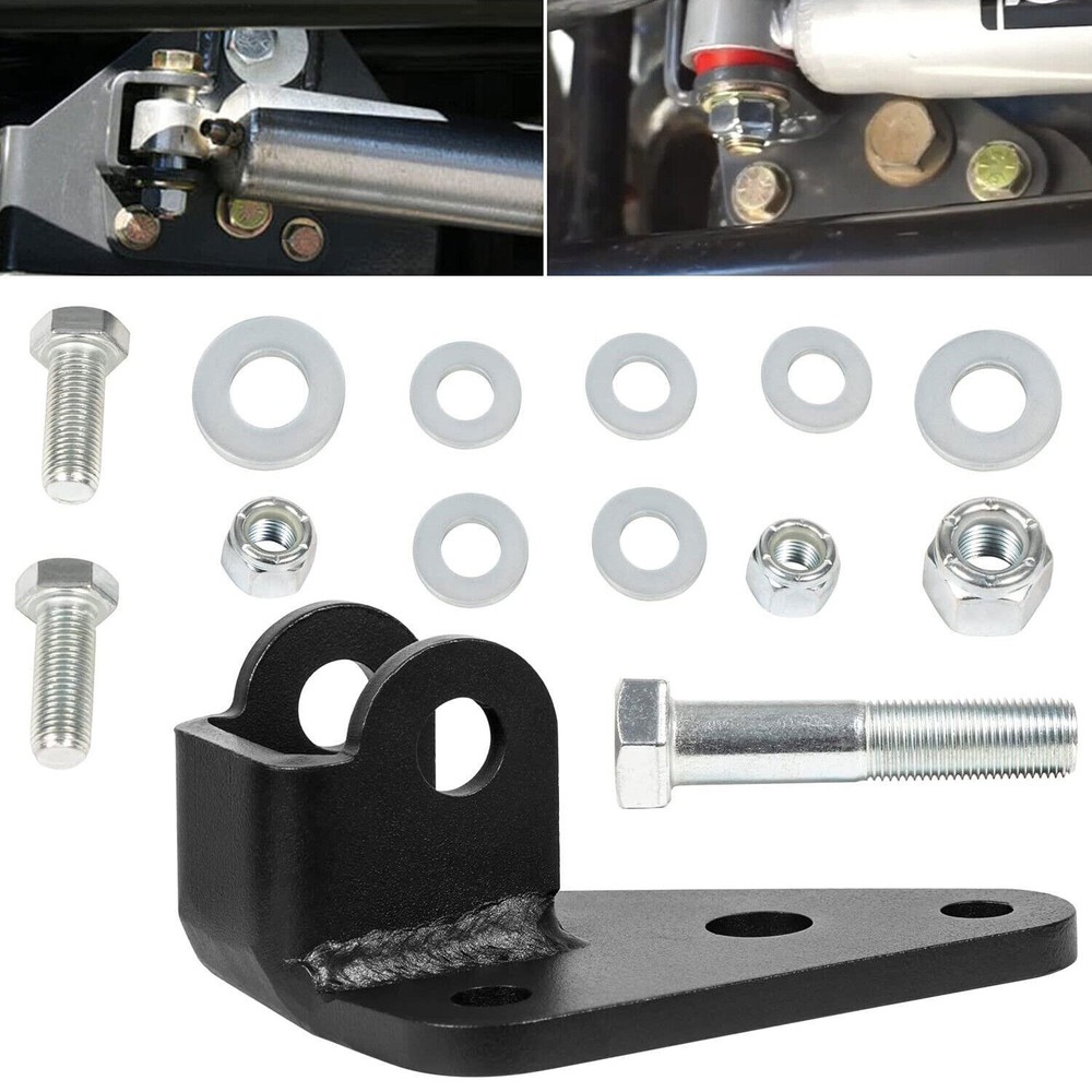 8007 Steering Stabilizer Relocation Bracket Replacement for Wrangler JK 2007-18