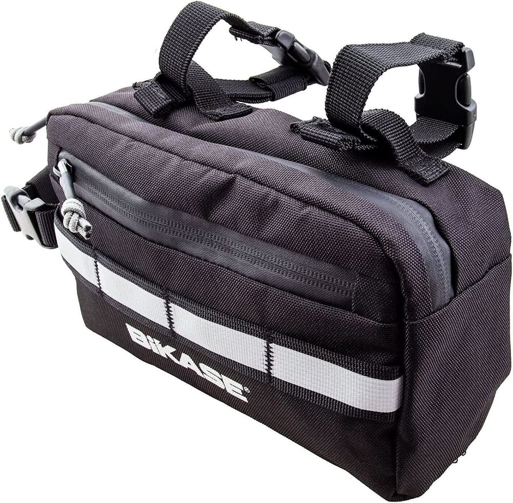 BIKASE Hipster Bike Bag, Fanny Pack & Bicycle Handlebar Bag - Multipurpose...