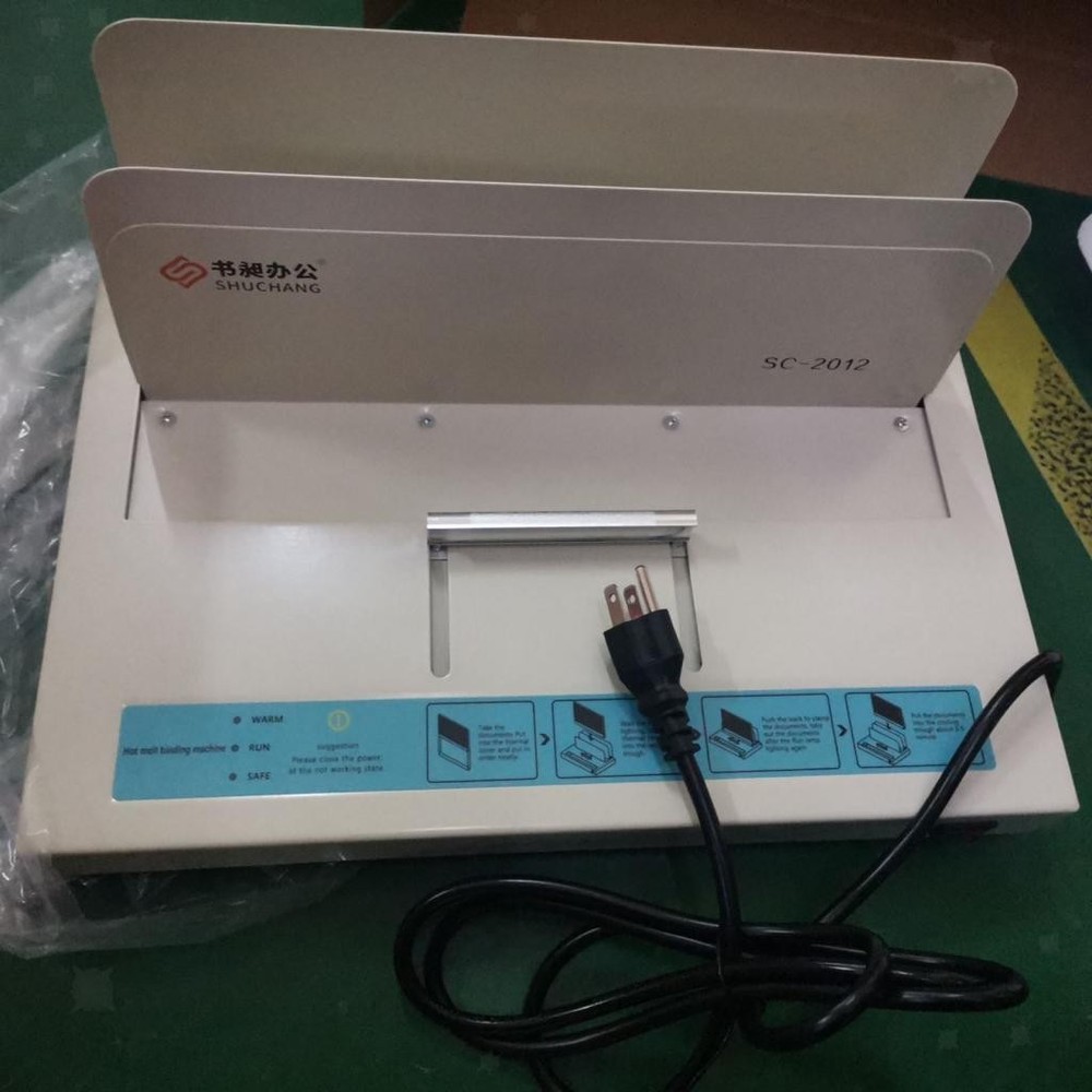 Hot Melt Binding Machine US Adapter Heat Binder for Office