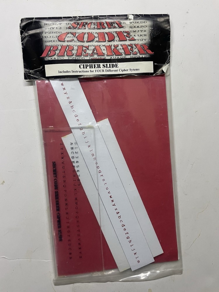 Secret Code Breaker Cipher Slide