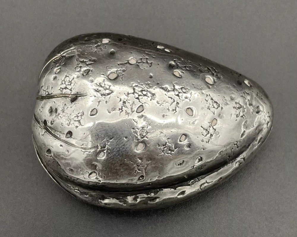 Unusual Buccellati Sterling Silver Almond / Nut Figural Piece