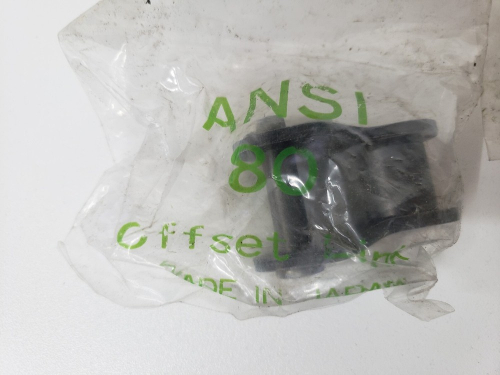 LOT of 3 - ANSI 80 Offset Roller Chain Link