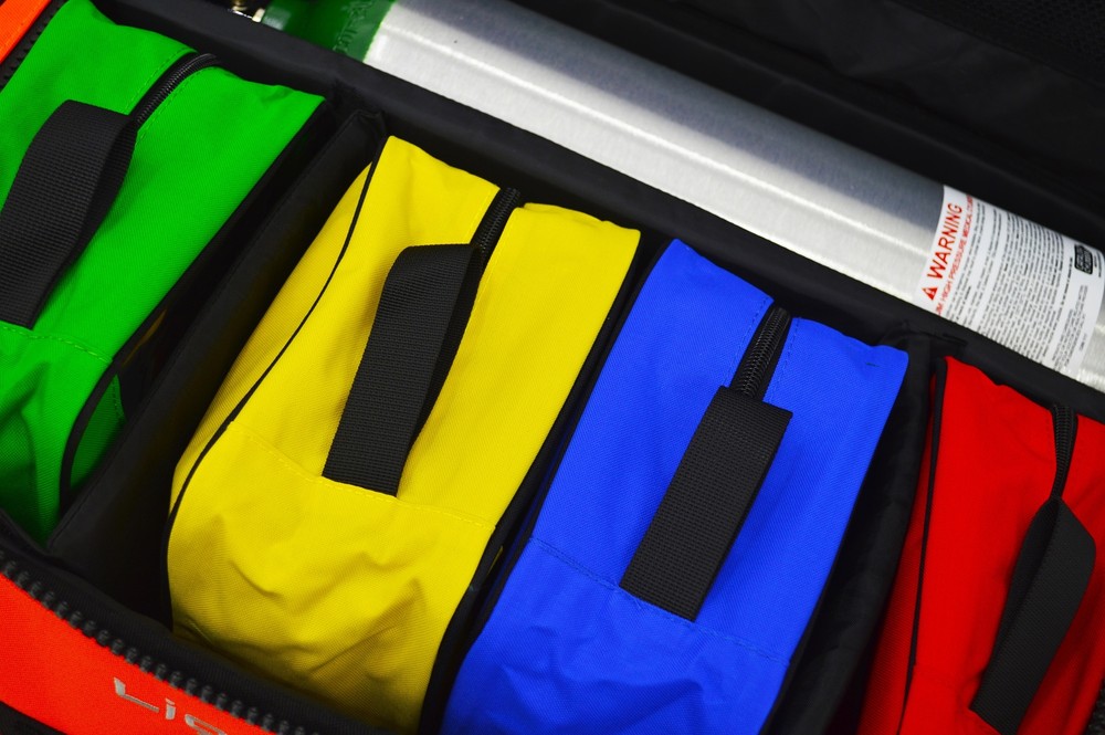 Lightning X Premium Color Coded Organizer First Aid Kit Accessory Pouches - Extr