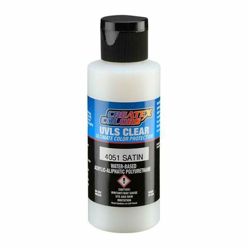 Createx Colors UVLS Satin Clear, Various Sizes Available