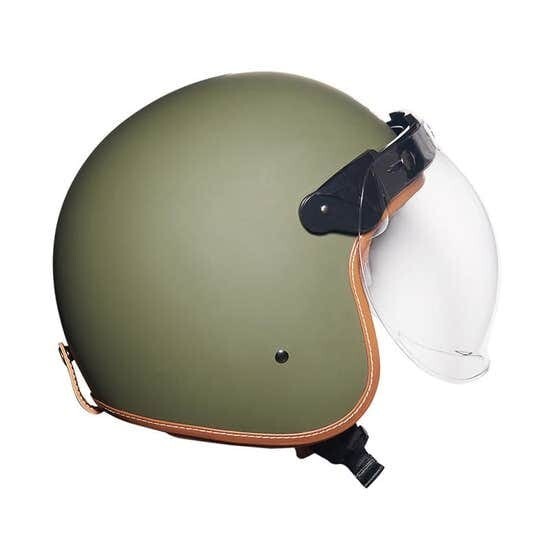 ROYAL ENFIELD BOBBER OPEN FACE HALMET WITH VISOR