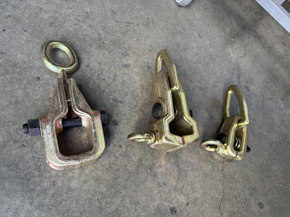 10pcs Auto Body Frame Repair Pulling Clamp Self Tightening Puller J Hooks Set