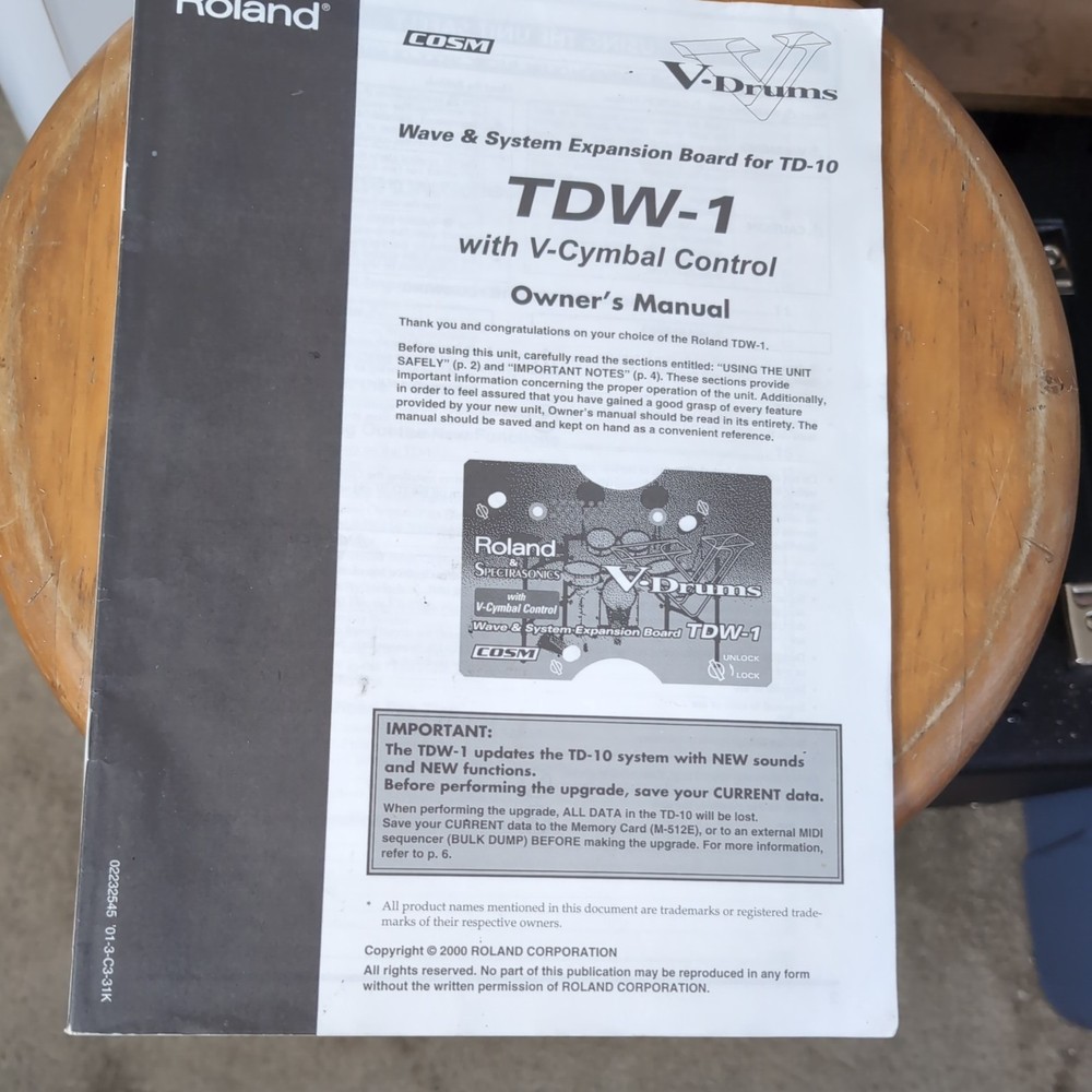 TD-10 v drums- drum set w/ extra pieces