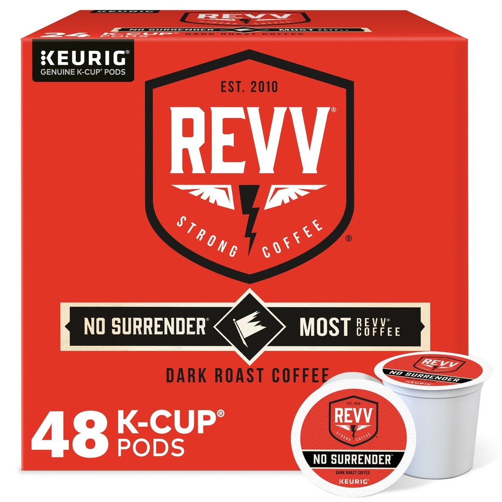 REVV NO SURRENDER Coffee Keurig K-Cup Pods (48 Count)