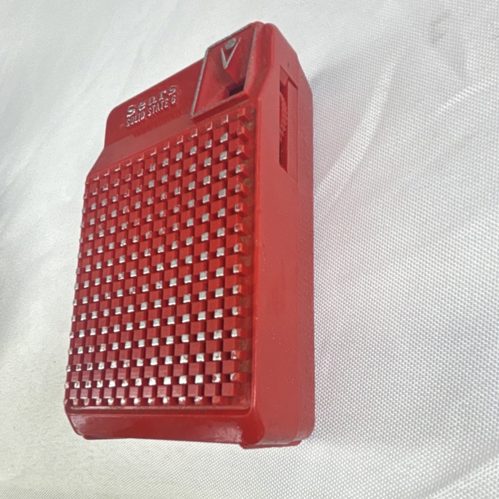 Sears Solid State 6 Transistor Radio Red Model 8201 **Parts**