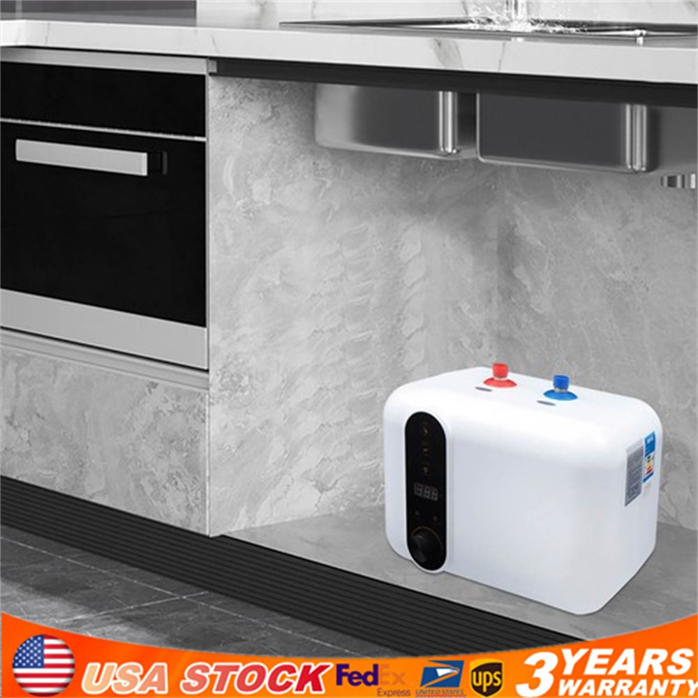 RV 10L 110V Instant Electric Hot Water Heater Shower Compact Mini-Tank Storage