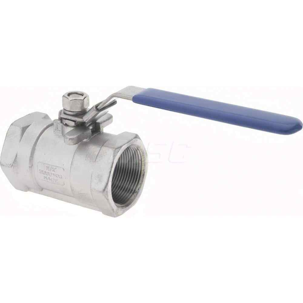Standard Manual Ball Valve: 1-1/2" Pipe NPT