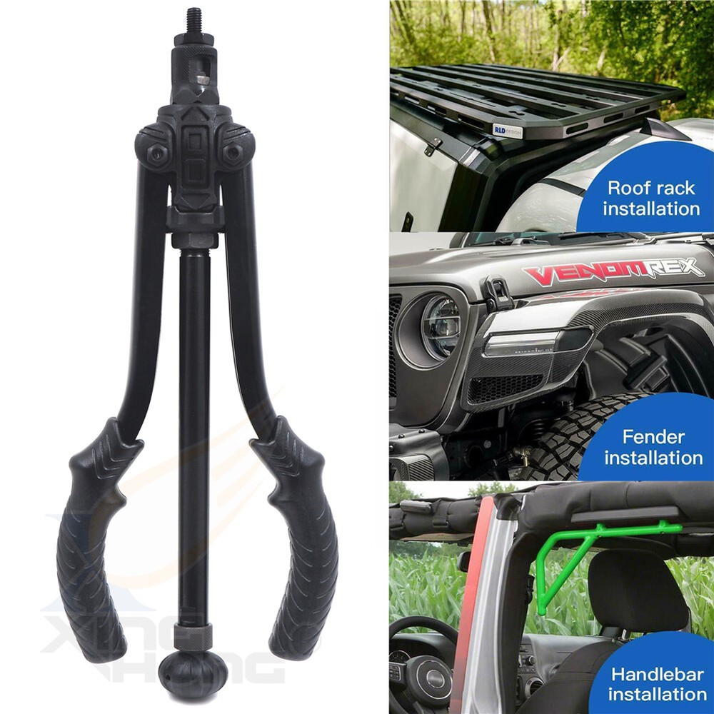 Thrust Type Hand Nut Riveter 360mm 14" Rivet Nut Gun Kit Rivnut Setting Tool