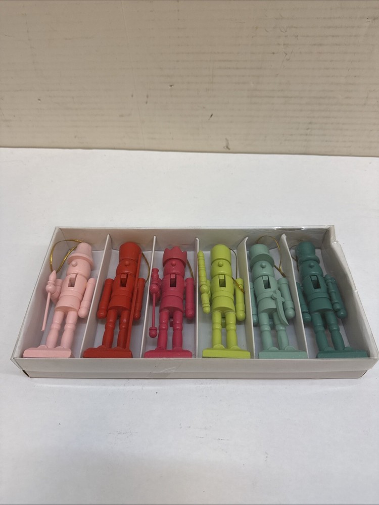 Colorful Nutcrackers 5” - Set of 6