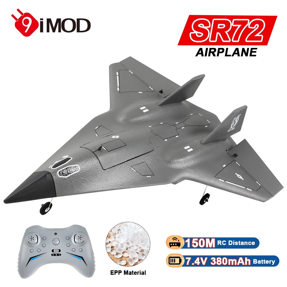 9IMOD SR72 RC Plane 2.4G 4CH EPP Foam Remote Control Aircraft RC Future Fighter