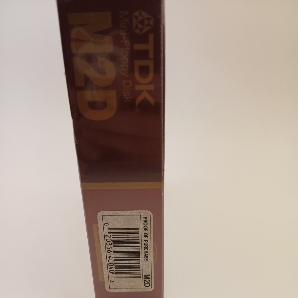 SEALED Never Opened TDK Mini Floppy Disk M2D 10 Disks